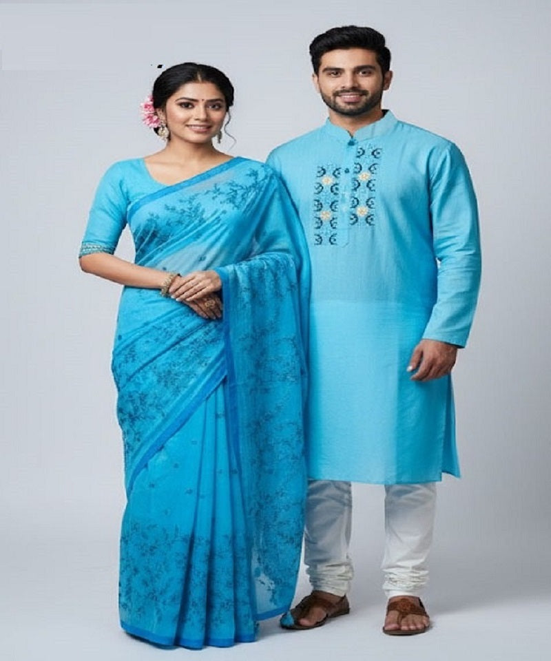 Saree Panjabi Capule Set.SKU-MK431