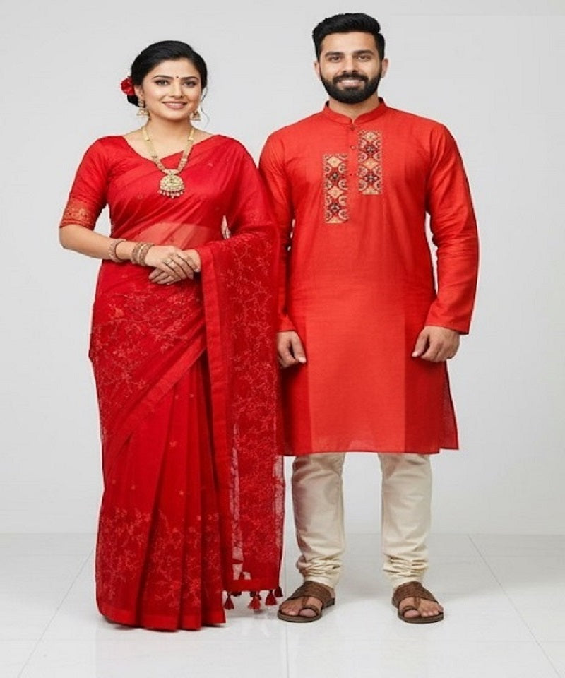 Saree Panjabi Capule Set.SKU-MK435