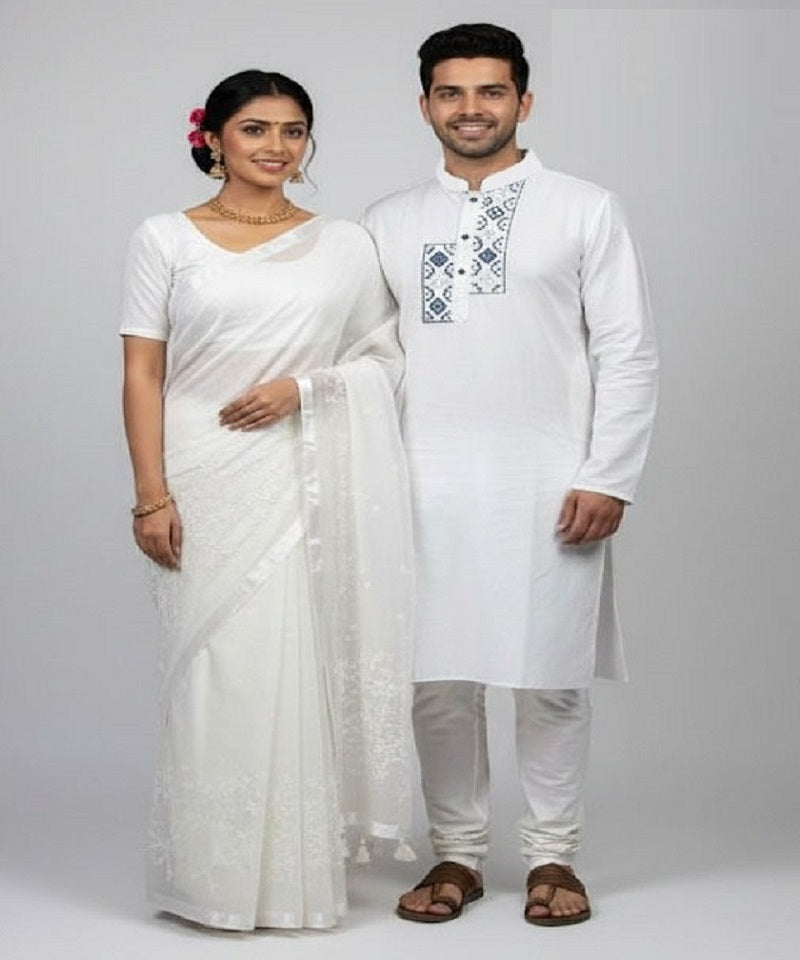 Saree Panjabi Capule Set.SKU-MK438