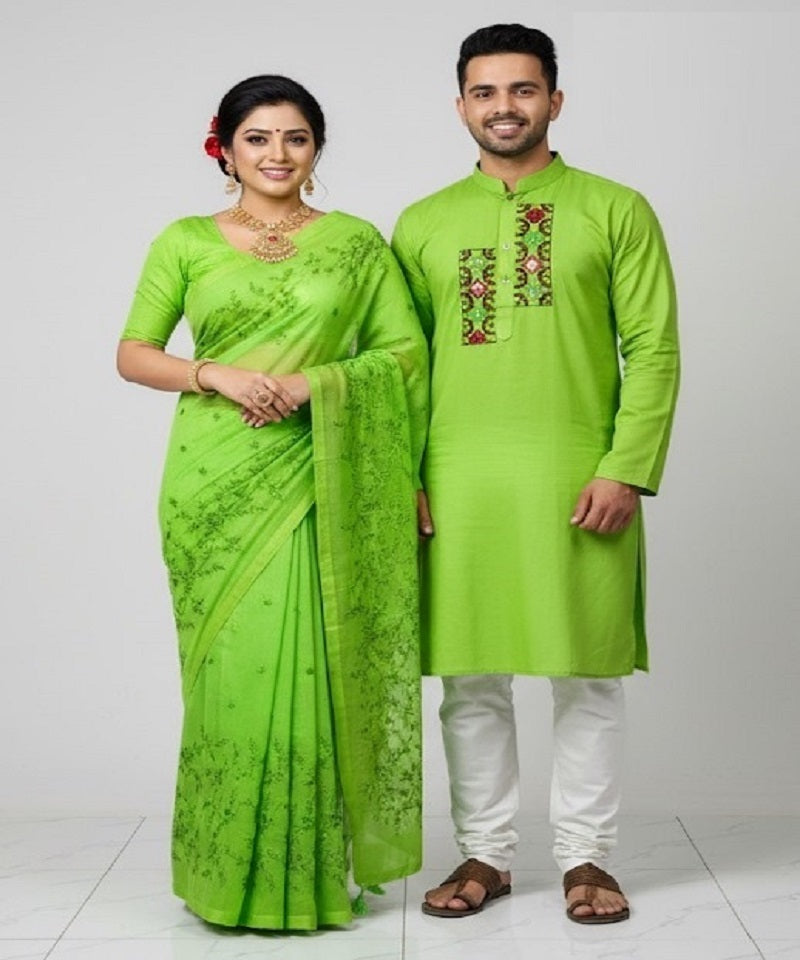 Saree Panjabi Capule Set.SKU-MK439