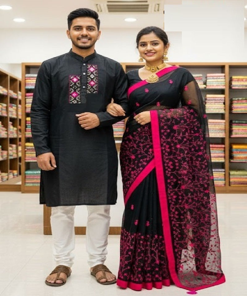 Saree Panjabi Capule Set.SKU-MK440