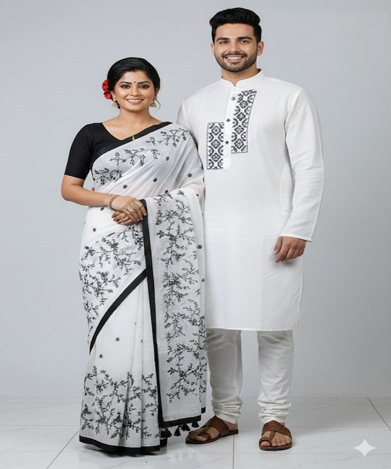 Saree Panjabi Capule Set.SKU-MK441