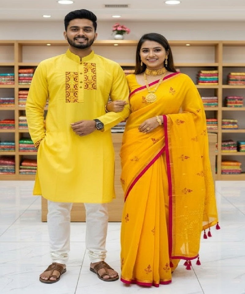 Saree Panjabi Capule Set.SKU-MK443