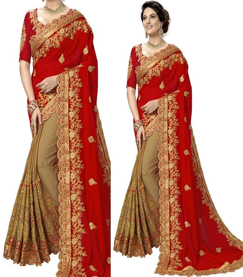 Exclusive Georgette Saree. SKU-US7137