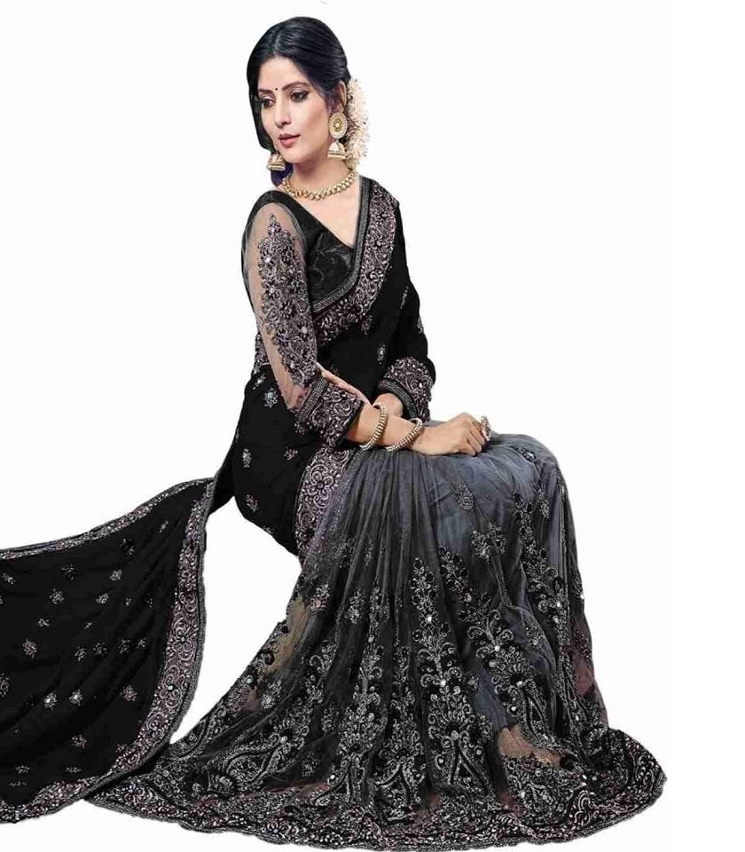 Exclusive Georgette Saree. SKU-US7142