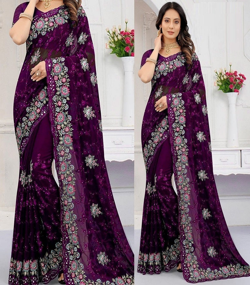 Exclusive Georgette Saree. SKU-US7154