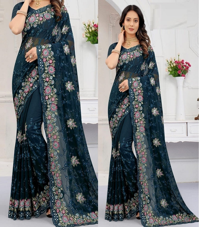 Exclusive Georgette Saree. SKU-US7155