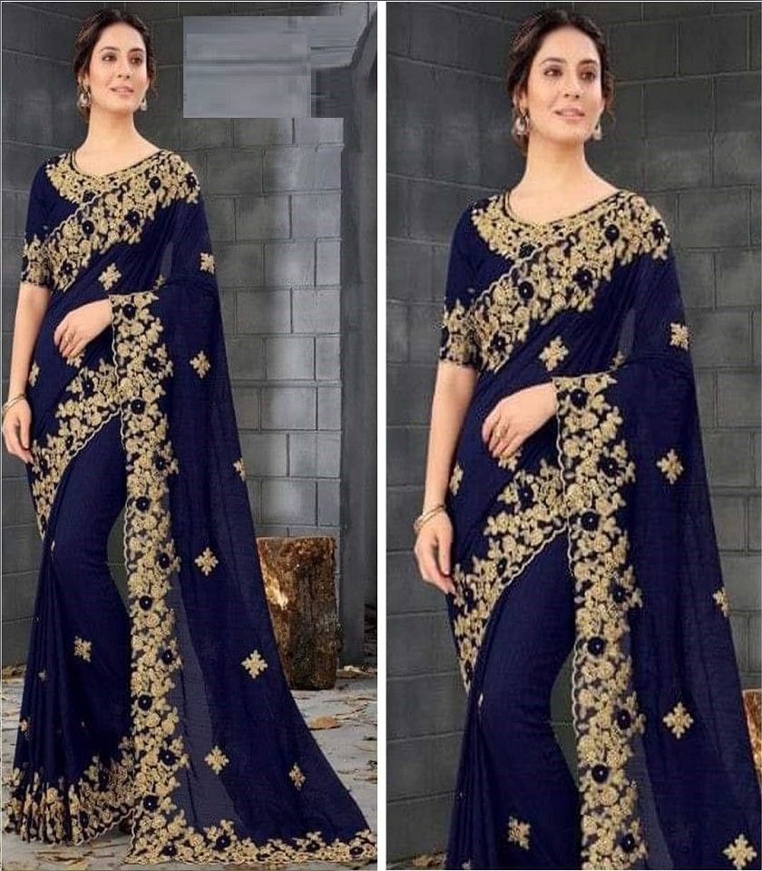 Exclusive Georgette Saree. SKU-US7160