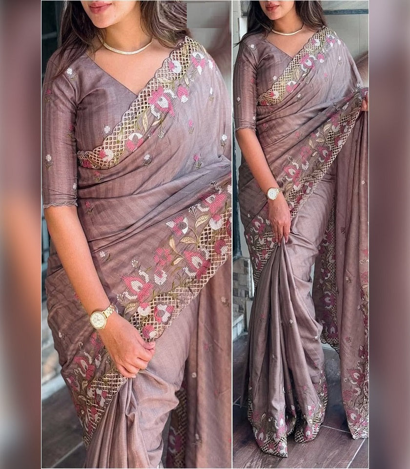 Exclusive Georgette Saree. SKU-US7207