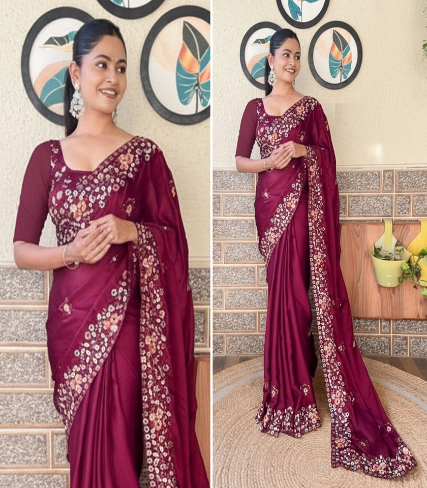 Exclusive Georgette Saree. SKU-US7226